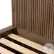 Leo Rustic Grey King Panel Bed