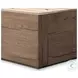 Leo Rustic Grey King Panel Bed