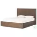 Leo Rustic Grey King Panel Bed