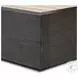 Leo Smoked Black Queen Panel Bed