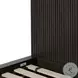 Leo Smoked Black King Panel Bed