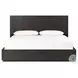 Leo Smoked Black King Panel Bed