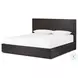 Leo Smoked Black King Panel Bed