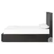 Leo Smoked Black King Panel Bed
