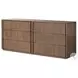 Leo Rustic Grey Panel Bedroom Set
