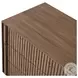 Leo Rustic Grey Veneer 3 Drawer Nightstand
