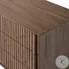 Leo Rustic Grey Veneer 3 Drawer Nightstand