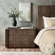 Leo Rustic Grey Veneer 3 Drawer Nightstand