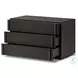 Leo Smoked Black Panel Bedroom Set