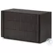 Leo Smoked Black Veneer 3 Drawer Nightstand