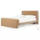Mitchell Surrey Camel Performance Fabric King Upholstered Bed