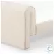 Mitchell Thames Cream Performance Fabric Queen Upholstered Bed
