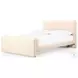 Mitchell Thames Cream Performance Fabric King Upholstered Bed