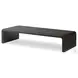 Leo Smoked Black Rectangular Coffee Table
