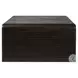 Leo Smoked Black Rectangular Coffee Table
