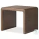 Leo Rustic Grey Rectangular End Table