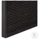 Leo Smoke Black Rectangular End Table