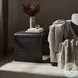 Leo Smoke Black Rectangular End Table