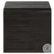 Leo Smoke Black Rectangular End Table