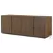 Leo Rustic Grey 4 Door Sideboard