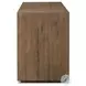 Leo Rustic Grey 4 Door Sideboard