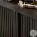 Leo Smoked Black 4 Door Sideboard
