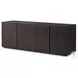 Leo Smoked Black 4 Door Sideboard