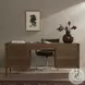 Toulouse Toasted Oak Veneer 7 Drawer Executive Desk