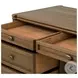 Toulouse Toasted Oak Veneer 7 Drawer Executive Desk