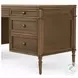 Toulouse Toasted Oak Veneer 7 Drawer Executive Desk