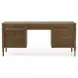 Toulouse Toasted Oak Veneer 7 Drawer Executive Desk