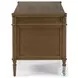 Toulouse Toasted Oak Veneer 7 Drawer Executive Desk