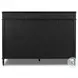 Toulouse Distressed Black Queen Upholstered Bed