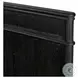 Toulouse Distressed Black Queen Upholstered Bed