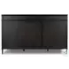 Toulouse Distressed Black King Bed
