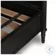 Toulouse Distressed Black King Bed