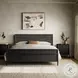 Toulouse Distressed Black King Bed