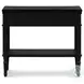 Toulouse Distressed Black Oak 1 Drawer Nightstand