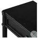 Toulouse Distressed Black Oak 1 Drawer Nightstand