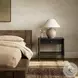 Toulouse Distressed Black Oak 1 Drawer Nightstand