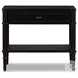 Toulouse Distressed Black Oak 1 Drawer Nightstand