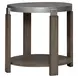 Sutton Bleached Sand Round End Table