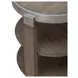 Sutton Bleached Sand Round Chairside Table