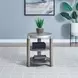 Sutton Bleached Sand Round Chairside Table