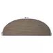 Sutton Bleached Sand Demilune Sofa Table