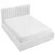 Mulvane Natural Queen Upholstered Platform Bed
