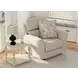 Chappy Linen Lay Flat Recliner