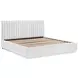 Mulvane Natural Eastern King Upholstered Platform Bed
