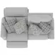 Chappy Pebble Lay Flat Reclining 83" Sofa