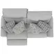 Chappy Pebble Lay Flat Reclining 83" Sofa